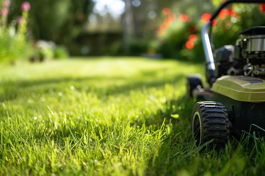 walk behind electric mower